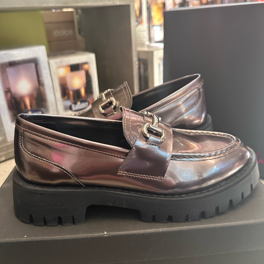 Steve Madden Lando Loafer in Pewter NWT